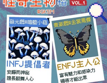 金裳鳳蝶 及 暗藍小菇