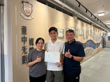 「武狀元」余熯祈同學期望將來與父母一樣可以成為體育老師。